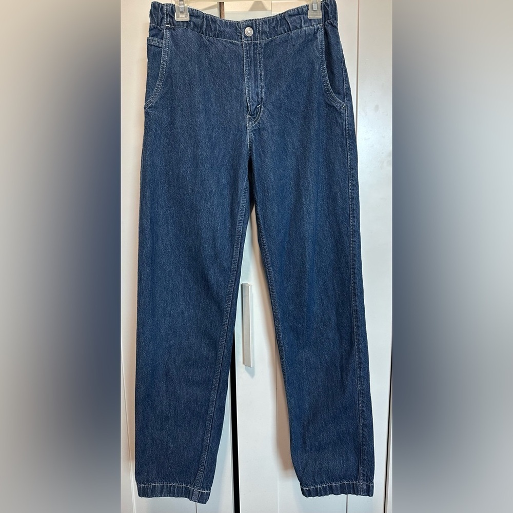 Levi’s Women’s Stay Loose Boxer Taper Drawstring Blue Jeans